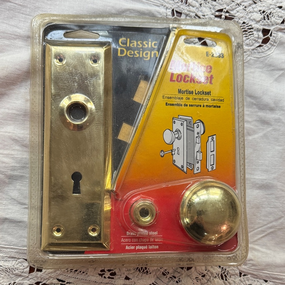 Classic Brass Mortise Lockset